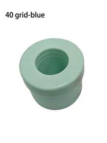 1 Piece Pink And Blue Round Ice Mold, Silicone Material Round Mold, Can Be Injected With Liquid To Freeze Into Ice, And Can Quickly Demold Ice Cubes By Squeezing The Container, Which Can Be Used To Make Ice Cubes, Suitable For Home-Made Ice Drinks, Refrigerated Food And Other Scenarios, Summer Party Essential - Multicolor - View 14