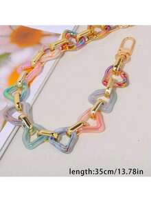 Acrylic Iridescent Multifunctional Phone Stand 1 Piece Compatible With Android And Most Smartphone,Gifts For Mother, Family, Friends, Kids, Birthday, Holiday Phone Chain - tam giác - Xem 6