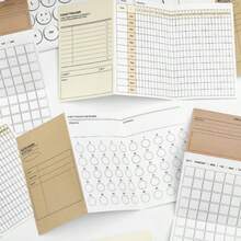 星光折叠便签本，极简复古备忘录，日记便签纸 - 彩色 - 查看 5