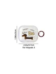 1 hộp đựng tai nghe Bluetooth không dây tương thích với Apple 1/2/3/4/Pro/Pro2/Pro3, họa tiết chó Dachshund sống động. - Nhiều màu - Xem 11