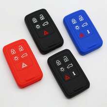 5/6 Buttons Smart Key Fob Replacement, Silicone Car Key Cover, Fit For Volvo S60 S70 V70 XC60 XC70 Repair Rubber Pad