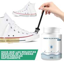 Zapatos Descontaminados, Gel De Eliminación De Amarillo, Gel De Eliminación De Oxidación, Limpieza De Manchas Amarillas, Borde Amarillo Sin Lavado, Zapatos Blancos - Blanco - Ver 6