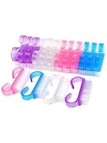 10支/50支装迷你指甲清洁刷，亚克力指甲粉尘清洁刷，角质层清洁刷 - 彩色 - 查看 7