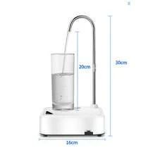 Portátil, Bomba Dispensadora De Agua Potable Recargable Con Bandeja, Bomba De Agua Eléctrico Automático, Dispensador Portátil De Bajo Ruido, Para Hogar, Cocina Y Oficina - Blanco - Ver 2
