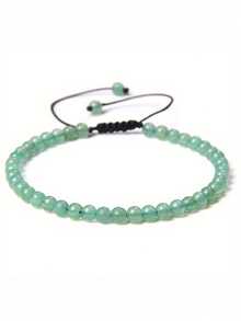 4mm Beaded Adjustable Bracelet, Natural Stone Yoga Handmade Bracelet For Women, Jewelry - Bracelet - View 30