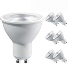 1/6/12 GU10 LED Light Bulbs 7W, 3000K~600K, AC220V - 240V, Standard GU10 LED Light Bulb, Perfect For Home Lighting Bulb, Chandelier And Office - White - View 13