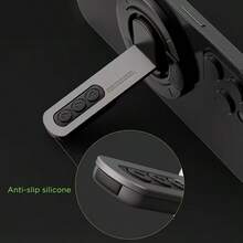 可调节手机指环 360°旋转双面磁吸手机支架 强磁吸附式桌面安装免提观看桌面收纳盒 流线型手机支架指环支架设计 旋转支架 磁吸支架 科技爱好者 上班族 办公室情人节礼物 - 彩色 - 查看 5
