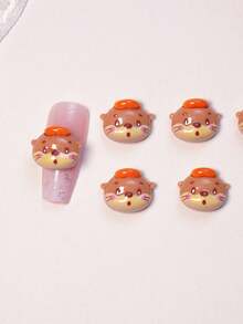 20个/40个可爱鳄鱼DIY美甲饰品 - 手机壳和耳环装饰，树脂工艺用品，适用于美甲贴片（多用途配件） - 彩色 - 查看 6