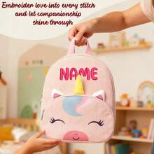 Customized Personalized Embroidered Children's Backpack, Can Customize Exclusive Name, Letter. Suitable For All Seasons - Multicolor - View 6