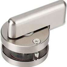 Pestillo de Puerta de Bao de Acero Inoxidable que Indica Cerradura, Indicador de Ocupado/desocupado para Inodoro de Bao Pblico Montado con Fijacin Pasante de Perno - como se muestra en la figura - Ver 2