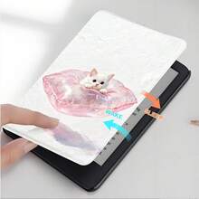 Cute Cat Pattern Dual-Sided Printed Protective Case Compatible With Kindle Paperwhite 5th/6th/7th, Paperwhite 10th/11th/12th, Kindle (Colorsoft)/10th/11th/12th And Other Popular Models, Portable And Fashionable, Kindle Accessories/Kindle Cover - Multicolor - View 2