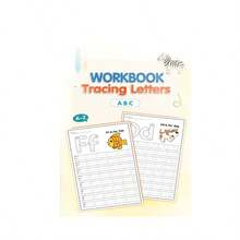 1本26个大小写英文描红练习册，小学学生练字练习，学前过渡课程 - 彩色 - 查看 6