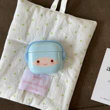 Cute Matching Pink & Blue Cartoon Earphone Case Compatible With Airpods Pro 2, Protective Cover Compatible With Apple Pro, 4, Simplistic 3, 1/2 Generation, Suitable For Women And Men - Multicolor - View 11