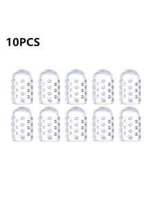 10pcs Gel Toe Caps, Silicone Anti-Friction Toe Sleeves, Breathable Little Toe Covers, Unisex, Suitable For Ingrown Nails, Corns, Calluses, Nail Care Tools, Foot Care, Random Delivery - Multicolor - View 22