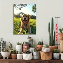 Customized Photo Canvas Printing - Personalized Pet/Animal Wall Art, High-Quality Ink On Canvas, Wrapped Canvas Frame, Indoor/Outdoor Use, Perfect Home Decor, Pet Wall Art | Vibrant Wall Decor | Durable Wall Art, Pet Wall Art Decor - Multicolor - View 3