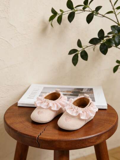 Infant/Toddler Boys/Girls Anti-Slip Rubber Sole Sports Shoes, Infant First Walking Shoes, Infant Crib Shoes, Newborn Loafers, Flat Shoes