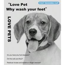 Nuevo limpiador de patas de perro para comercio transfronterizo, taza de limpieza eléctrica automática para patas de mascota de gato - Blanco - Ver 3