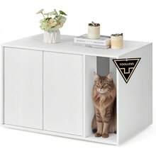 Cat Litter Box Enclosures - Redwood - View 1