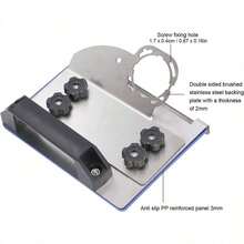 304 Stainless Steel Chamfer Cutter, 45 Degree Portable Tile And Woodworking Chamfer Jig, Cordless Handheld Tool For Tile Edges And Wood Trimming - Multicolor - View 3