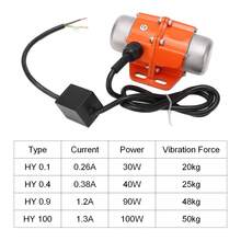110V 3600RPM Micro Vibration Motor Single Phase Aluminum Alloy Vibrating Motor IP66 Waterproof - Tipo de Enchufe A USA (110-127V) - Ver 2