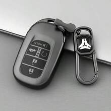 适用于2022-2023款思域、雅阁、CR-V、HR-V、Pilot的高品质TPU钥匙扣保护套 - 耐用汽车配件 - 鈦金灰 - 查看 12