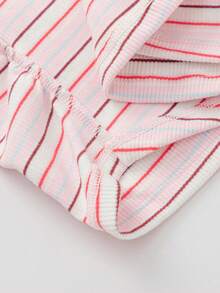 Balabala Camiseta de manga larga para niñas, cuello redondo, tela suave, colorida, cómoda de usar, adecuada para el uso diario en primavera - Tonos rojos y blancos. - Ver 9