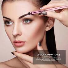 2-In-1 Eyelash Curler Set: Eyelash Comb, Eyeshadow Brush, Eyelash Wand, Lash Guide & Separator, All-In-One Functionality, Long-Lasting Curl, Clump-Free Lashes, Beginner-Friendly For Daily Salon Beauty Use - Multicolor - View 9