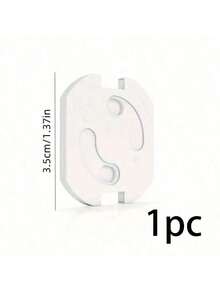 40/30/20/10/6个装婴儿安全插座保护套，白色儿童安全插座盖，适用于欧式插座，无孔设计防止触电，保护家居安全，ABS材质，适用于不常用插座，易于安装和拆卸，标准插座安全装置。