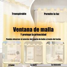 TendenciaCortina De Baño Impermeable Lavable Para Tela 200*200cm Cortina De Baño BeigeCalidad premium - Cortina de baño Negro - Ver 3