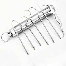 Juego de palillos de dientes de metal, cepillo interdental para limpieza de dientes y sarro​Removedor de hilo dental reutilizable, palillo dental, cuidado de higiene oral - 1 - Ver 3