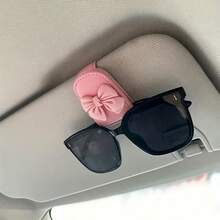 领结式眼镜夹，轻便易携的车载眼镜架，外观美观 - 蝴蝶結 - 查看 2