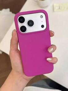 液态硅胶三层全包覆软橡胶手机壳，防震保护套，带防刮超细纤维内衬，兼容 17、17 Air、17 Pro、17 Pro Max、13、11、16 Pro Max、15、14 Plus、12 - 火龍果 - 查看 3