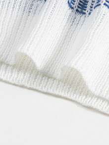 男士镂空半透明条纹针织短袖 Polo 衫，舒适透气轻盈的针织上衣，适合休闲穿着，也适合度假和情人节穿着。