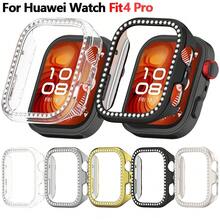 PC Watch Case Compatible With Huawei Watch Fit3 /Fit4 /Fit4 Pro Beaded Hollow Protective Cover Fashionable Stylish Perfect Fit Easy To Install - HW-Fit4 pro - View 2