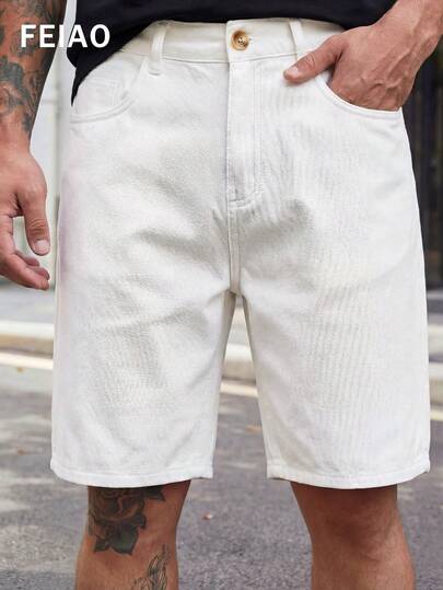 Quần dài nam Feiao phong cách retro, chất liệu denim cotton 100% cao cấp, đa năng, phù hợp mọi mùa, đi du lịch, công sở và mặc thường ngày.