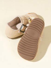 1 par de zapatos planos de moda para niños, zapatillas casuales para interior/exterior para niñas, zapatos versátiles para vestir, zapatos de princesa, adecuados para todas las estaciones - Albaricoque - Ver 6