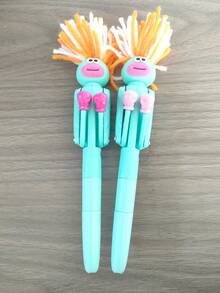 1支/11支装创意互动拳击笔，爆炸嘴设计，1.0mm黑色墨水笔芯，减压圆珠笔，趣味解压笔，生日、圣诞节礼物 - 独特礼物 - 彩色 - 查看 16