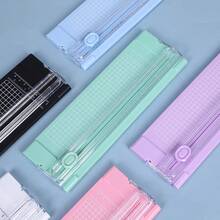 A4 Paper Cutter Wholesale In Stock, Mini Manual Paper Trimmer With Dual Scale, Student Photo Cutting Tool - Multicolor - View 5