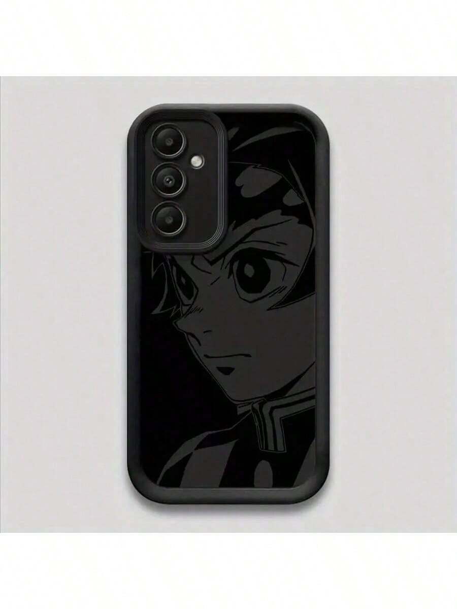 Fast EU Shipping (DE & ES) SAMSUNGFunda De Teléfono De Diseño De Anime MF For Samsung Galaxy A16 A55 A25 A35 A15 A54 A34 A14 A24 A53 A33 A23 A13 A52 A32 A22 A12 A51 A71 A72 A73 A52S, Silicone Protective Case, High Quality, Soft And Shockproof - 黑色 - 查看 1