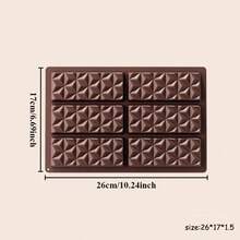 12-Cavity 3D Silicone Chocolate Bar Mold, Essential Baking Tool For Pastries, Candies, And Chocolate Crafting - Multicolor - View 9