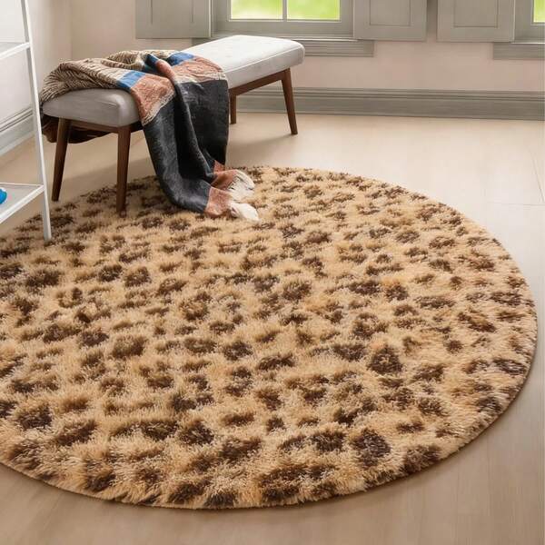 1pc White Fluffy Carpet, Decorative Rug, Living Room Carpet, Kitchen Mat, Bedroom Carpet, Bathroom Mat