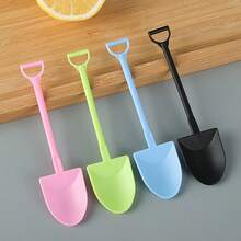 100/50/20/5PCS, Disposable Plastic Mini Dessert Spoons, Plastic Mini Ice Cream Dessert Spoons/Pudding Yogurt Spoons, Suitable For Home Or Party, Wedding Party Dessert Spoons - Multicolor - View 3