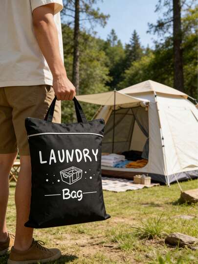 Travel Laundry Bag, Washable Dirty Clothes Bag, Suitable For Travel, Wet/Dry Clothes, Swimwear, Gym Workout, College Dorm ,Travel Essential Bag