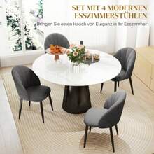 Dining Chairs - Grey - View 4