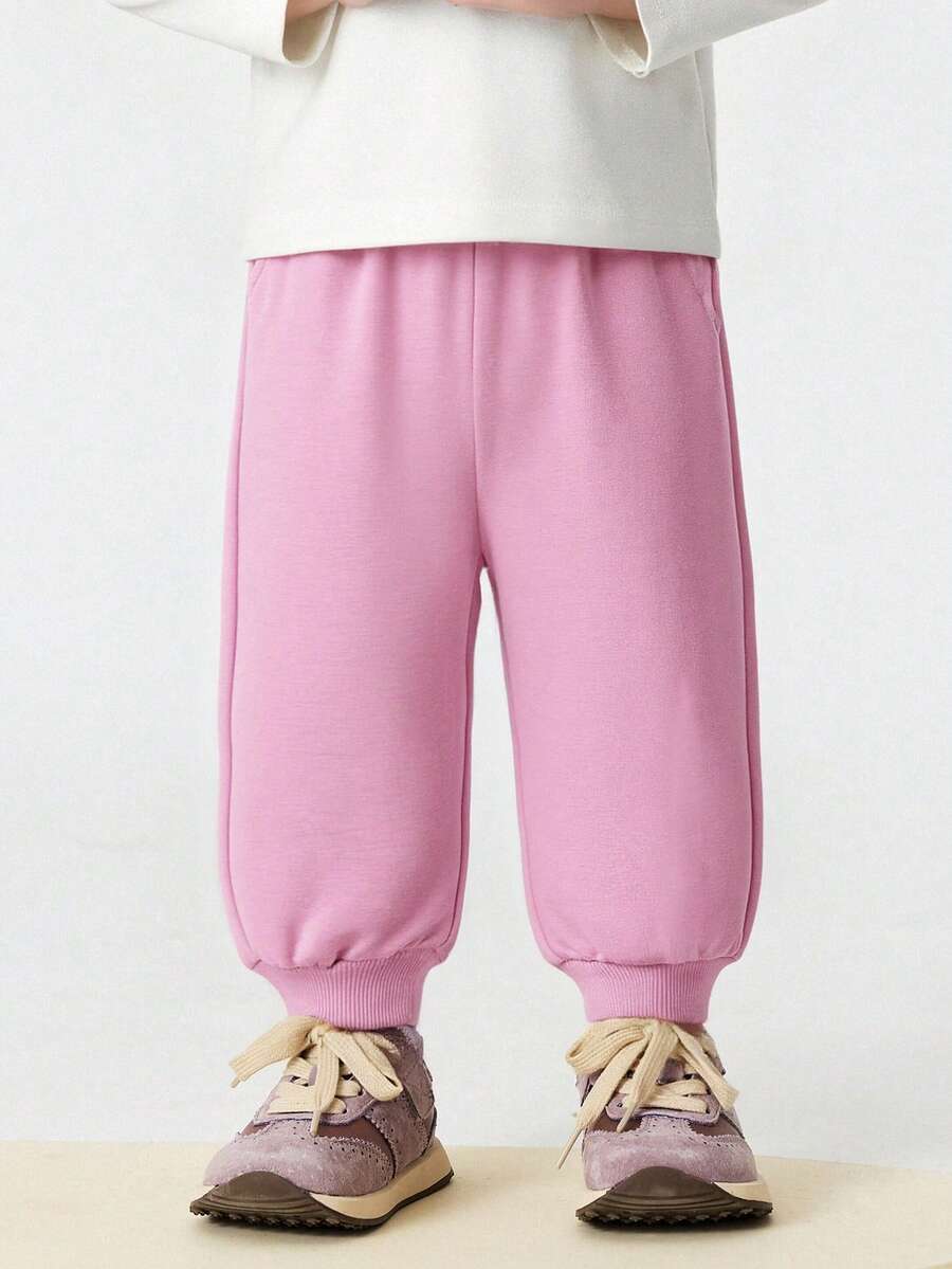 mini bala Unisex Baby Pants Soft Cozy Comfortable Gentle Waist Spring 2026 - Brick Red - View 1