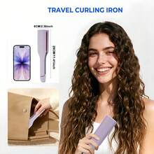 Curling Iron Anti-Scalding Negative Ion Curling Iron, French Deep V Egg Roll, Fast Heating And Long-Lasting Shaping, Great Gift For Girlfriend And Mom, Suitable For  Valentine's Day Gifts - Xem 6