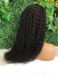 360 Lace Front Wigs Human Hair Deep Wave Glueless Wigs Pre Plucked With Baby Hair 360 Full Lace Frontal Curly Human Hair Wig With Adjustable Straps For Women - SNatural - View 2
