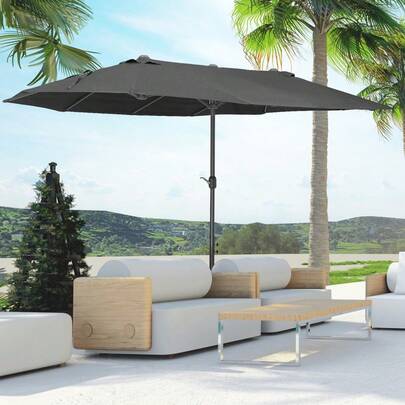 Outdoor Parasol, Stand And Base