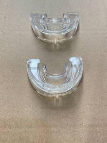 1个透明牙科夜间护齿器，口腔护理配件，可缓解磨牙，男女通用，优雅的派对礼物，日常佩戴 - 彩色 - 查看 5