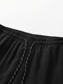 3件套男士速干透气运动裤，轻便吸湿排汗抽绳腰带慢跑裤，带拉链口袋，适合健身、跑步、休闲穿着 - 彩色 - 查看 8